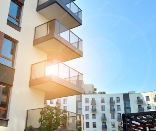 Copropriété avec installation solaire